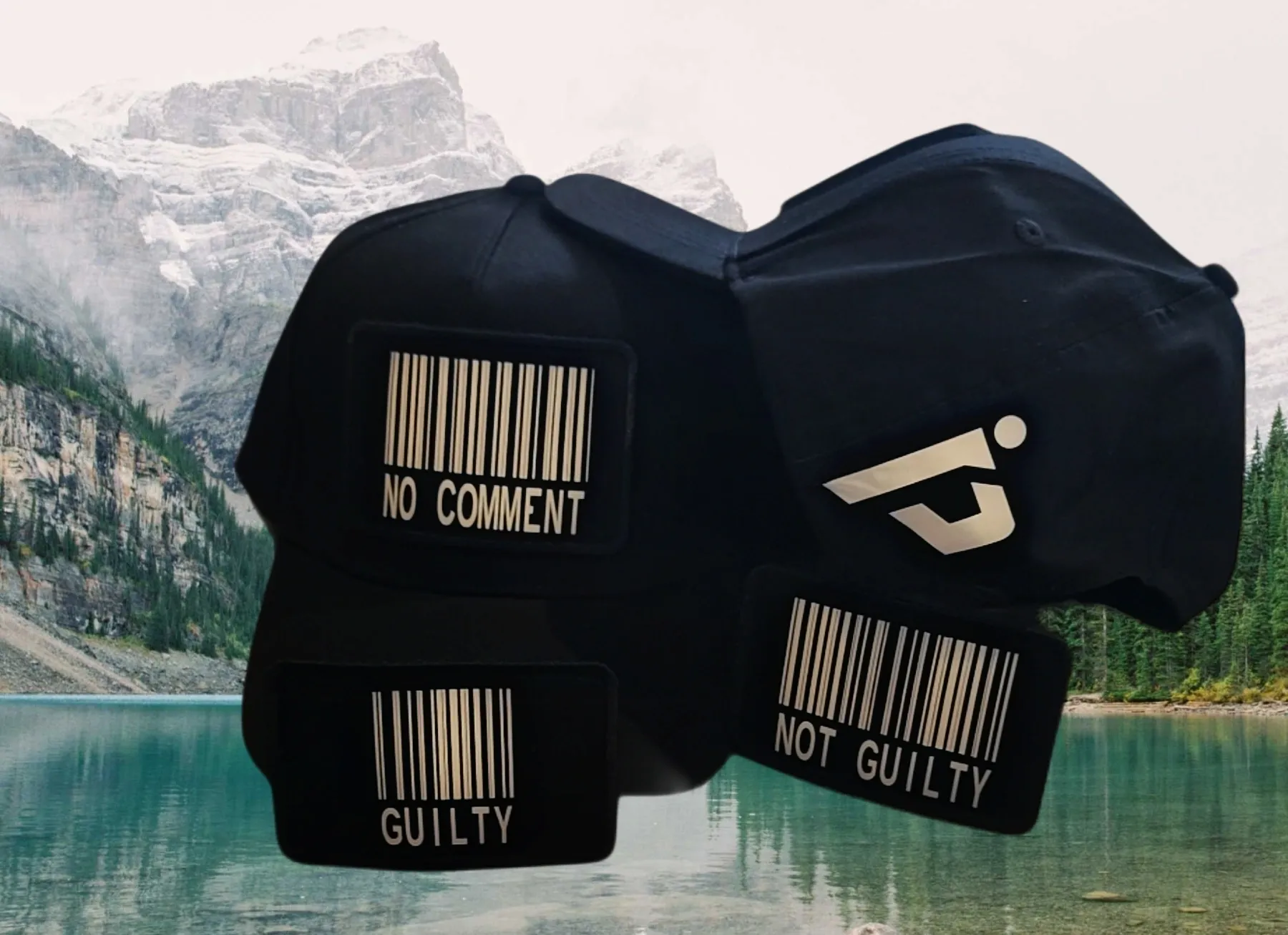 5 panel cap with three interchangeable designs
